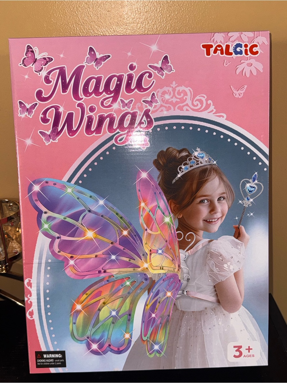 Magic Wings Kids Costume Set - Pink Multicolor